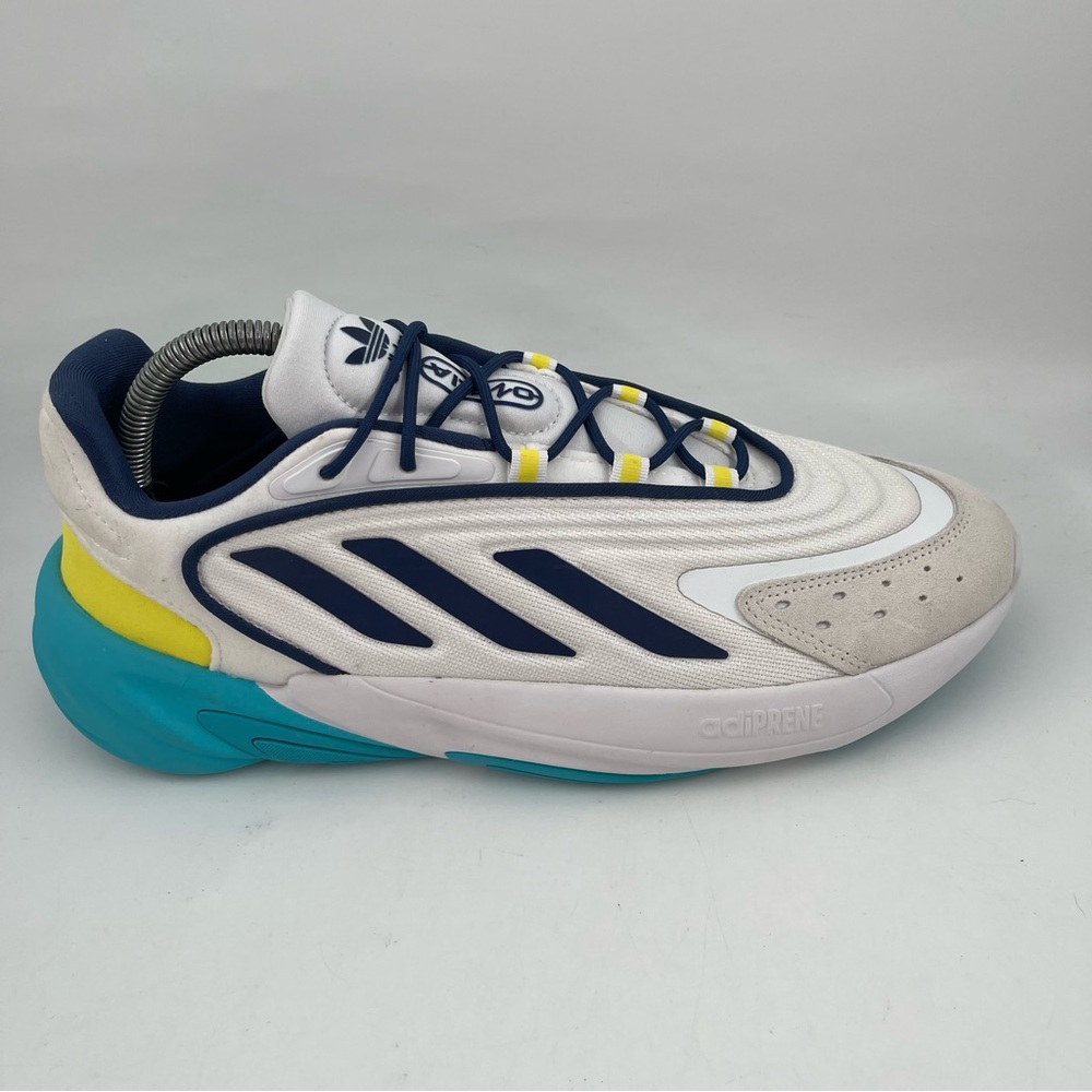 NEW! Adidas Men’s Originals Ozelia - SZ 9 - White Blue Yellow Running Shoes
